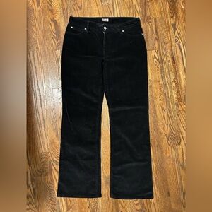 J. Jill Black Flare Corduroy Pants.